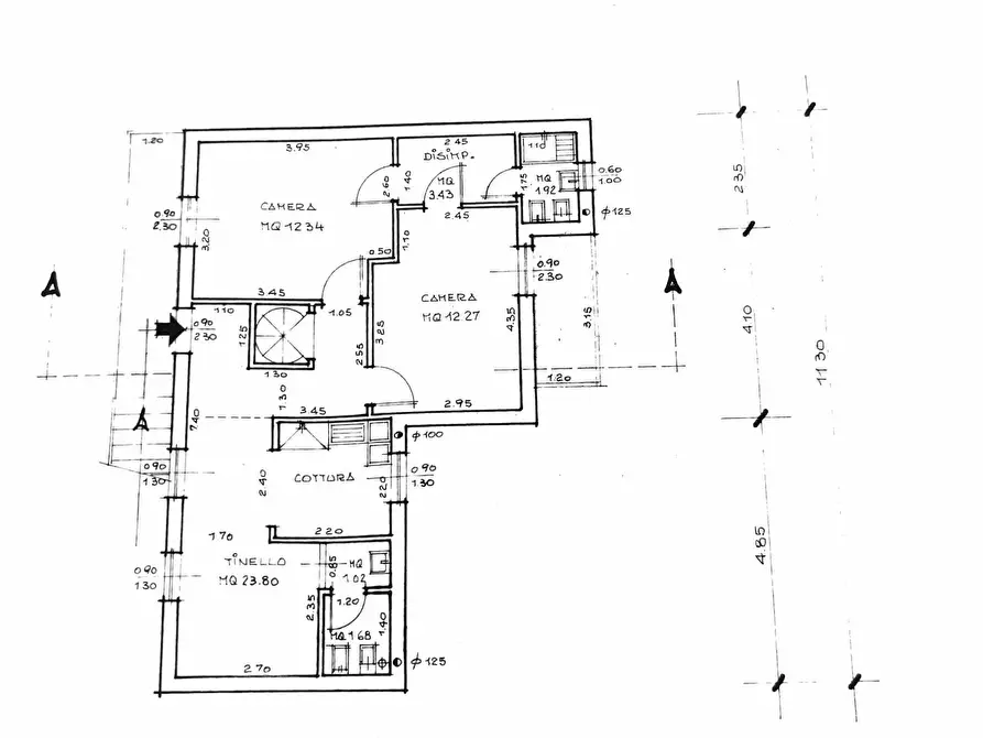 Immagine 13 di Casa indipendente in vendita  a Massa