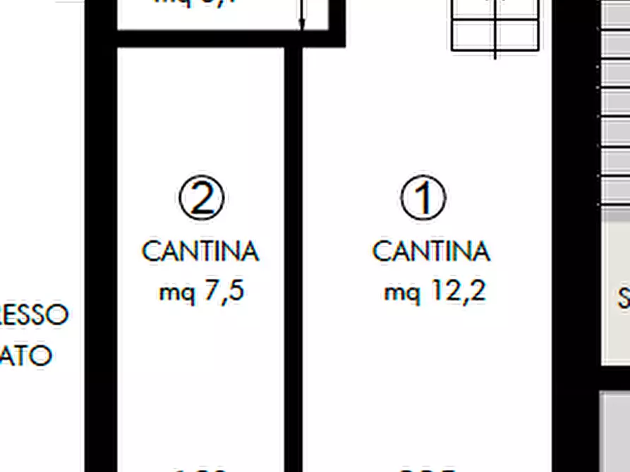 Immagine 2 di Appartamento in vendita  a Cascina
