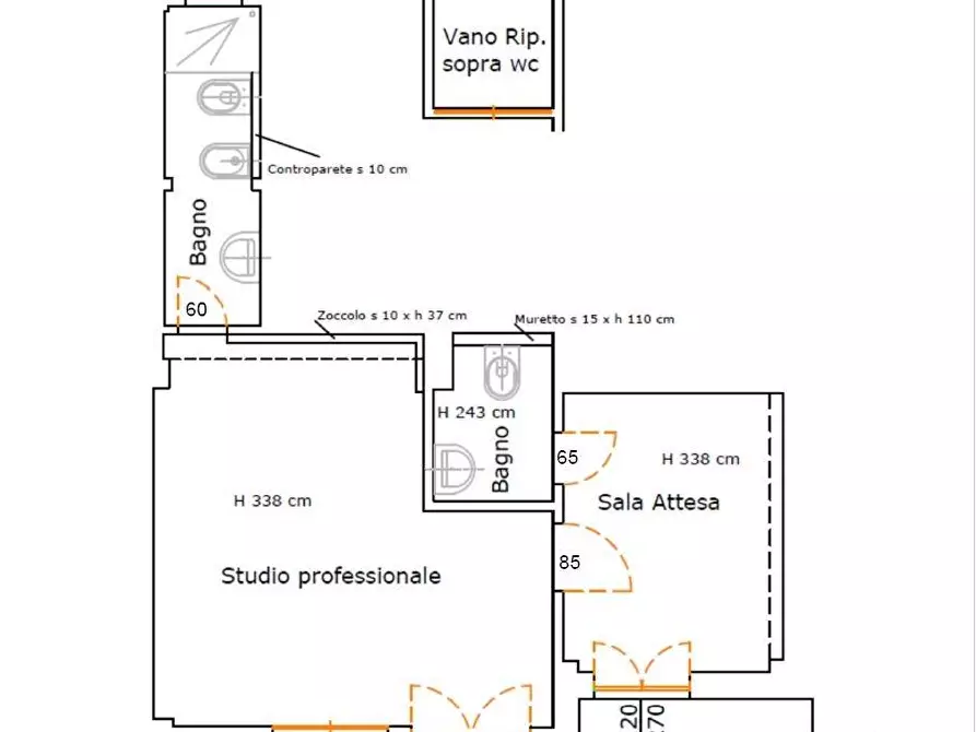 Immagine 1 di Ufficio in affitto  a Pisa