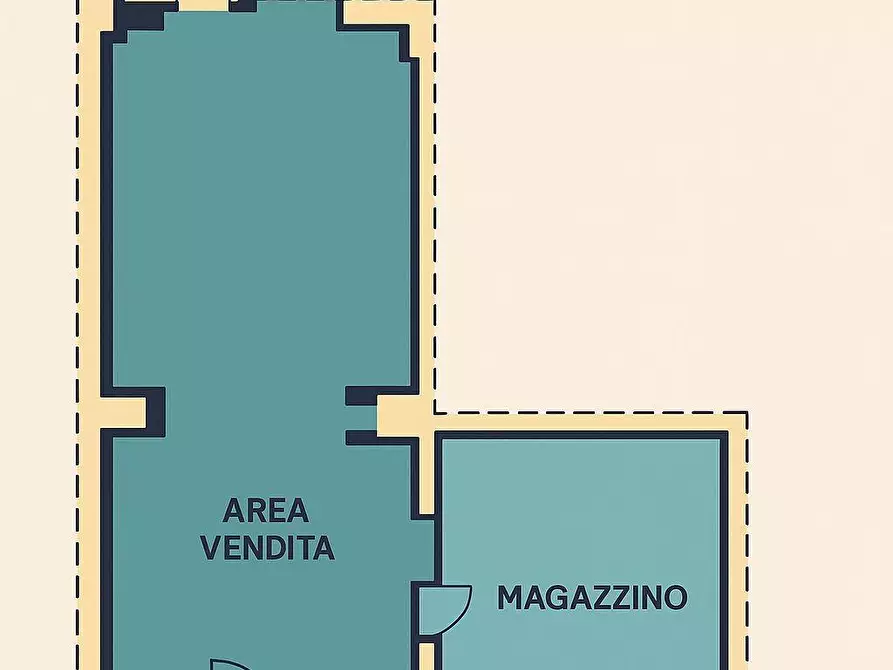 Immagine 1 di Locale commerciale in affitto  a Pontedera