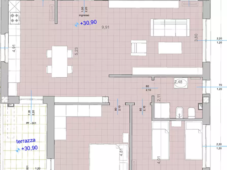 Immagine 3 di Appartamento in vendita  a Capraia E Limite