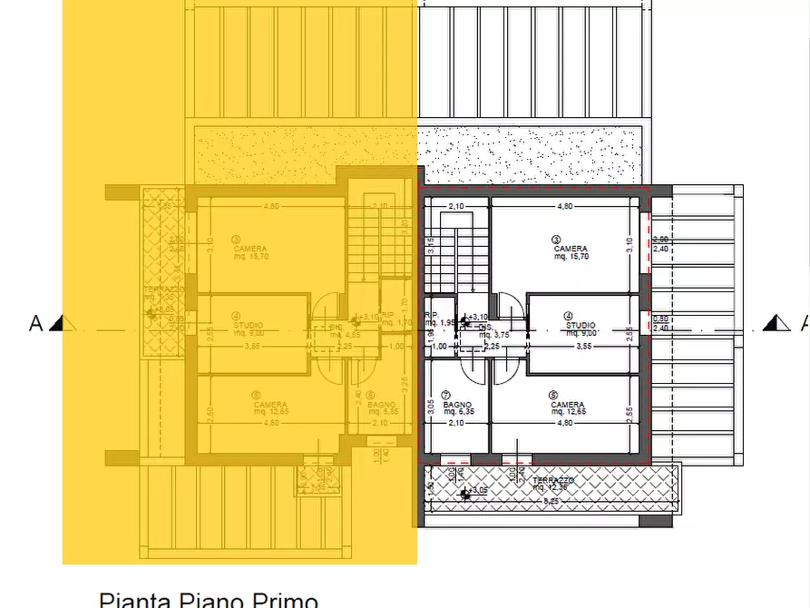 Immagine 12 di Casa bifamiliare in vendita  a San Miniato
