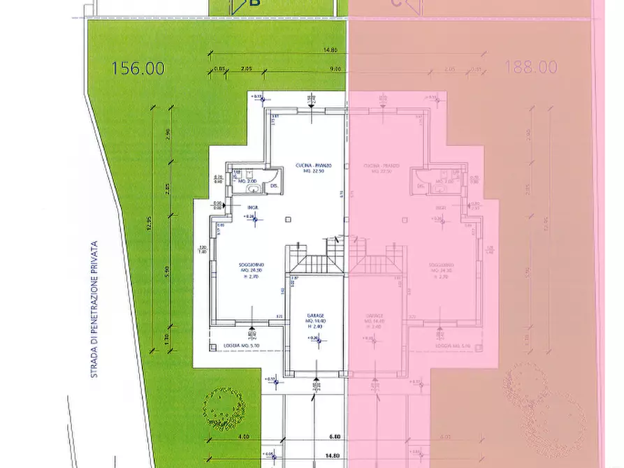 Immagine 1 di Casa bifamiliare in vendita  a San Miniato