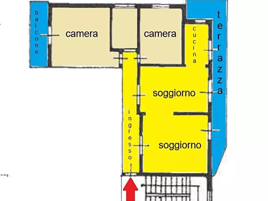 Immagine 13 di Appartamento in vendita  a Pisa