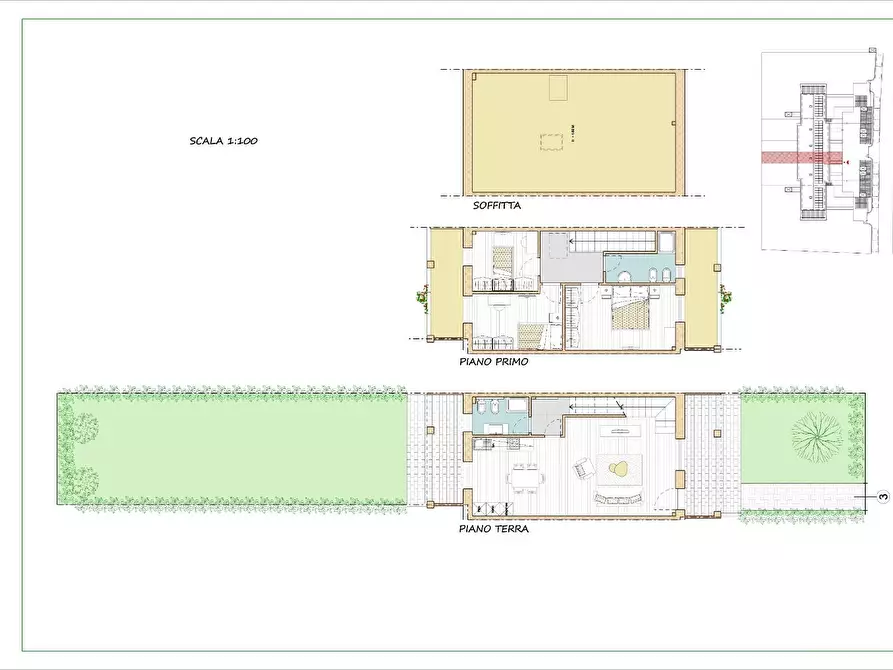 Immagine 20 di Terratetto in vendita  a Calcinaia