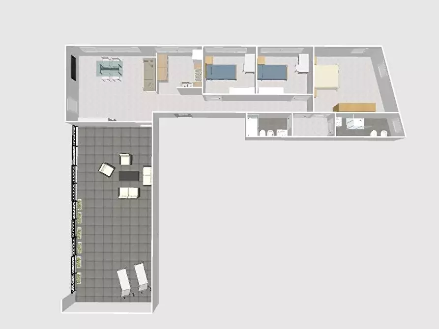 Immagine 5 di Appartamento in vendita  a Pistoia