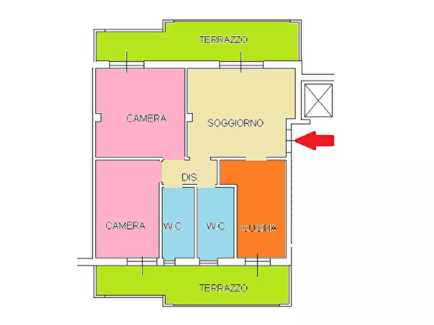 Immagine 20 di Appartamento in vendita  a Carrara