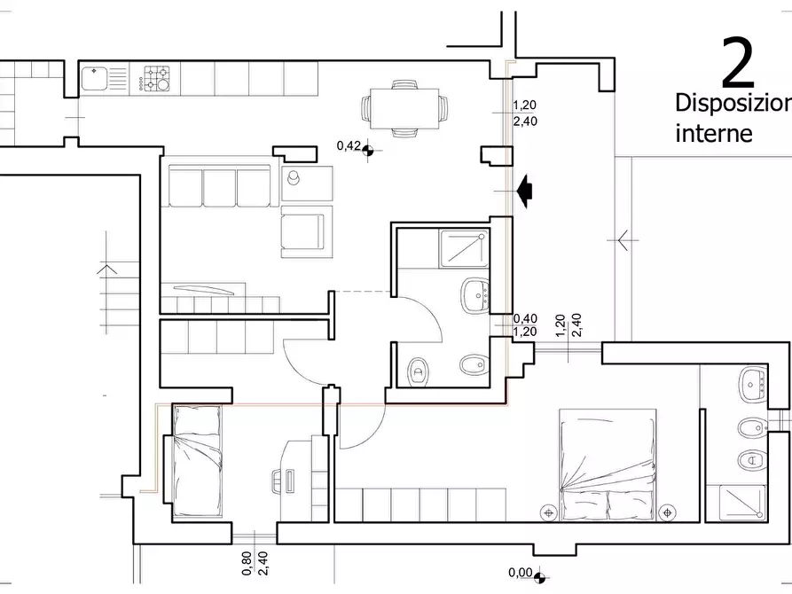 Immagine 11 di Appartamento in vendita  a Castelfiorentino