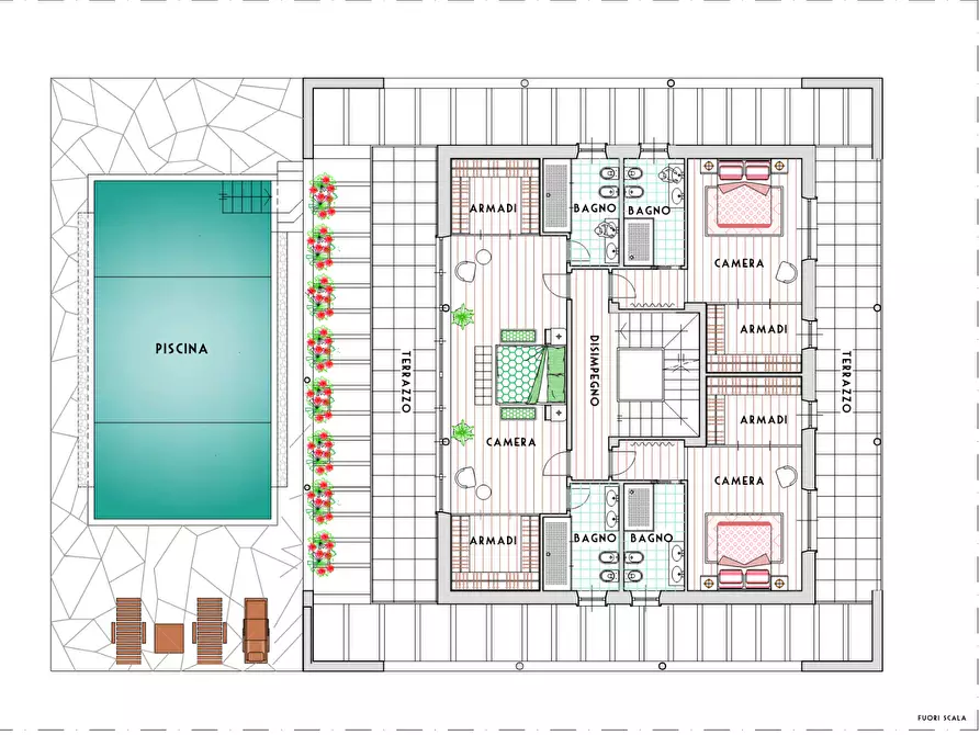 Immagine 7 di Villa in vendita  a Forte Dei Marmi