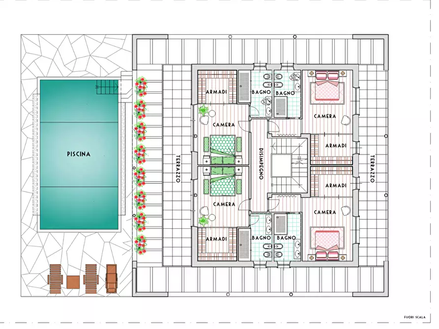 Immagine 8 di Villa in vendita  a Forte Dei Marmi