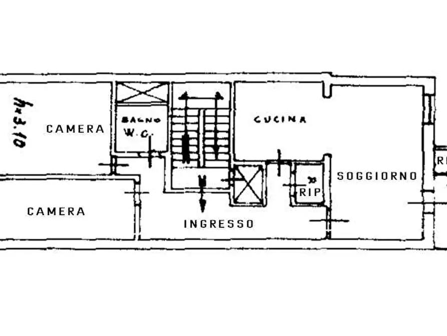 Immagine 15 di Appartamento in vendita  a Pisa