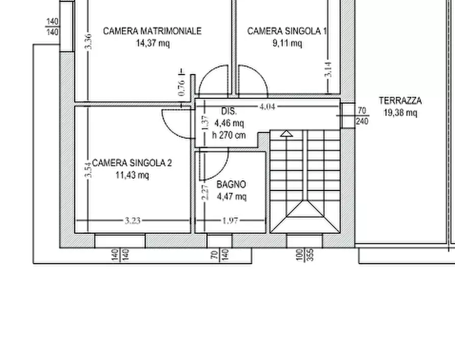 Immagine 6 di Casa bifamiliare in vendita  a Pisa
