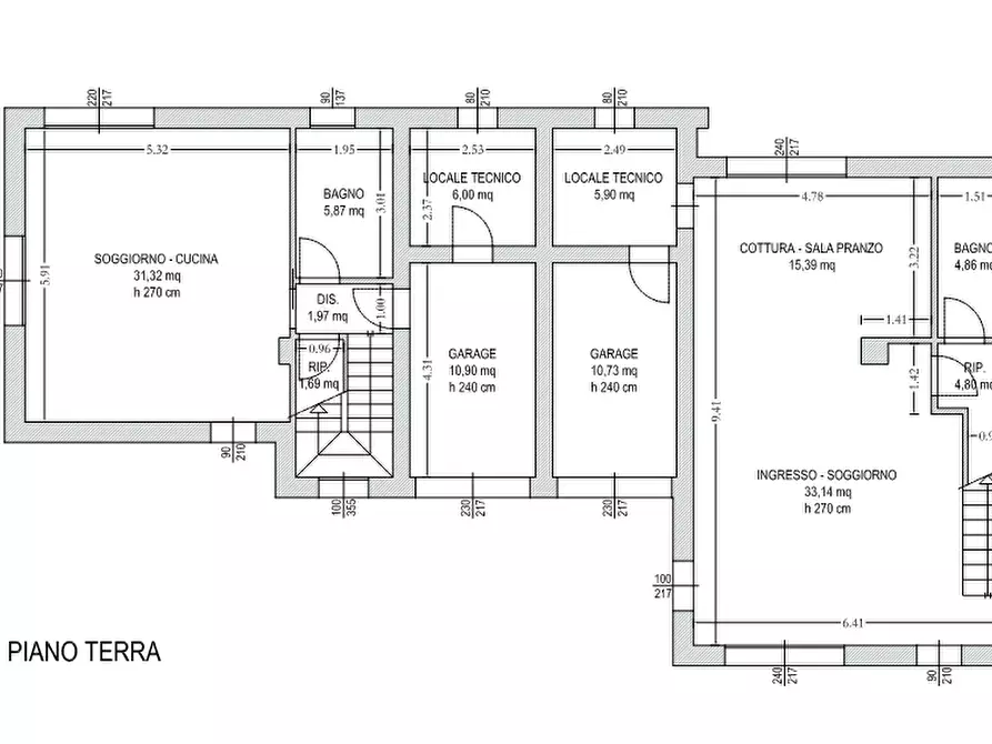 Immagine 3 di Casa bifamiliare in vendita  a Pisa