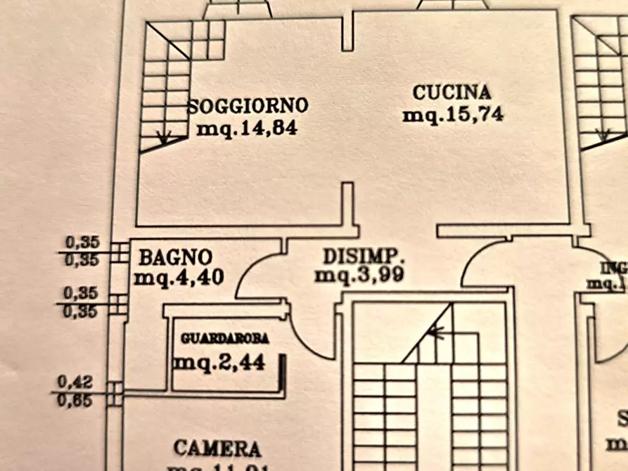 Immagine 3 di Mansarda in vendita  a Poggibonsi