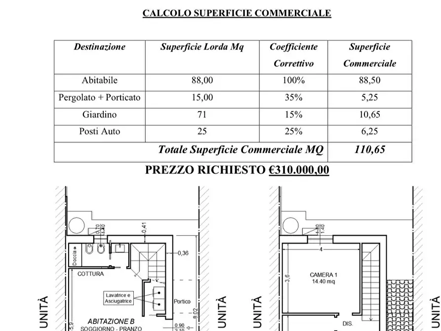 Immagine 2 di Casa trifamiliare in vendita  a Castelnuovo Magra