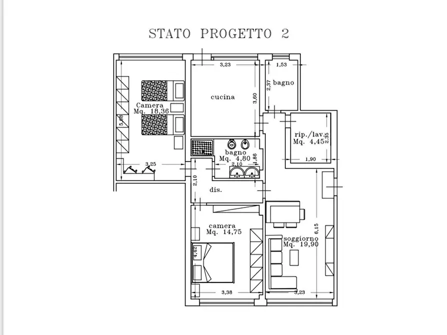 Immagine 6 di Appartamento in vendita  a Viareggio