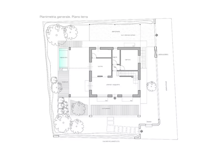 Immagine 5 di Villa in vendita  a Forte Dei Marmi