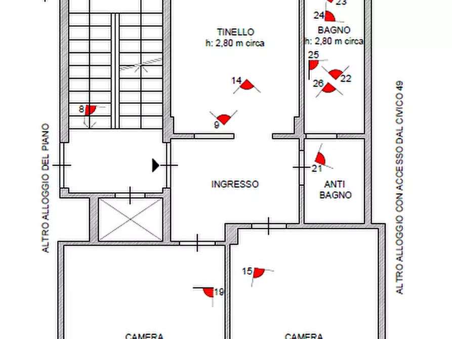Immagine 13 di Appartamento in vendita  a Collegno