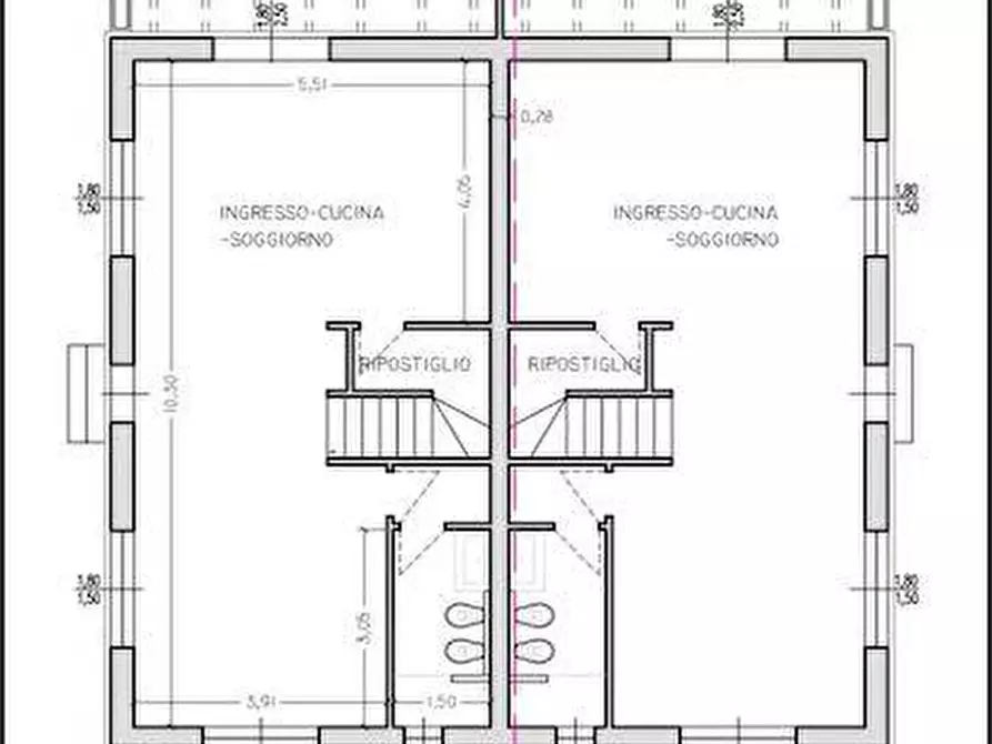 Immagine 9 di Casa bifamiliare in vendita  a Pontedera