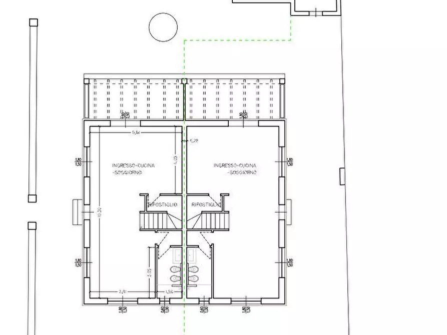 Immagine 10 di Casa bifamiliare in vendita  a Pontedera