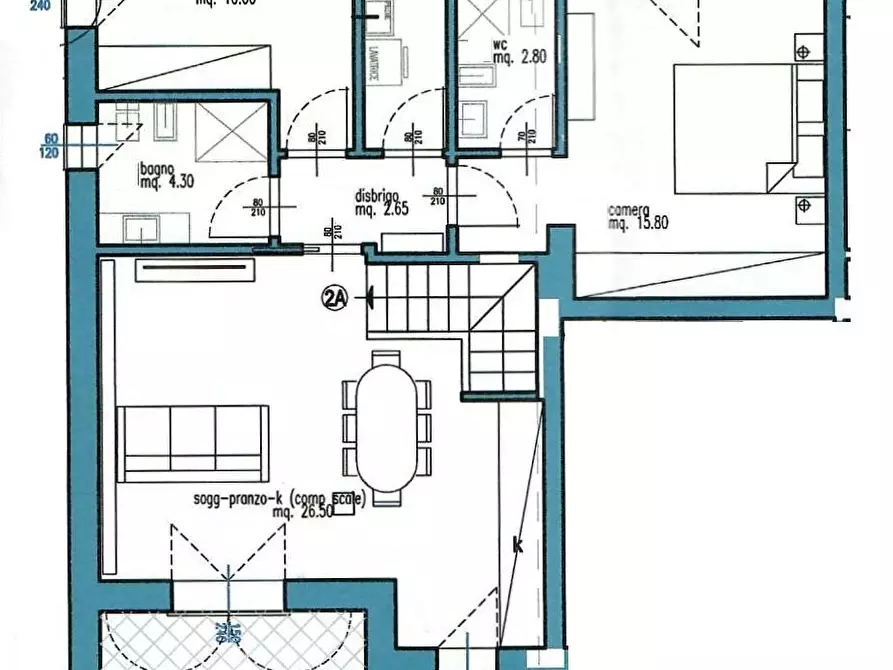 Immagine 3 di Appartamento in vendita  a Empoli