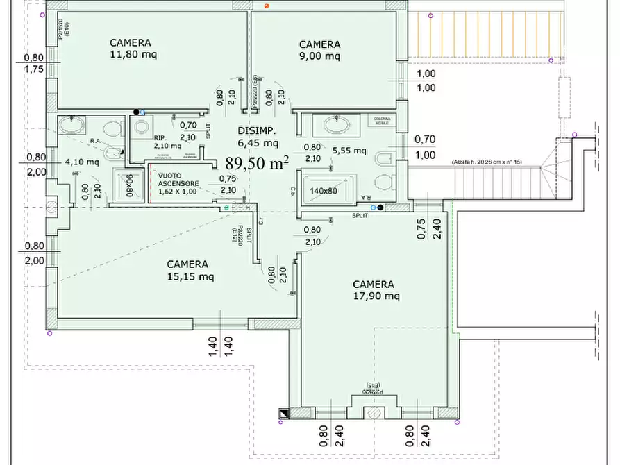 Immagine 37 di Mansarda in vendita  a Empoli