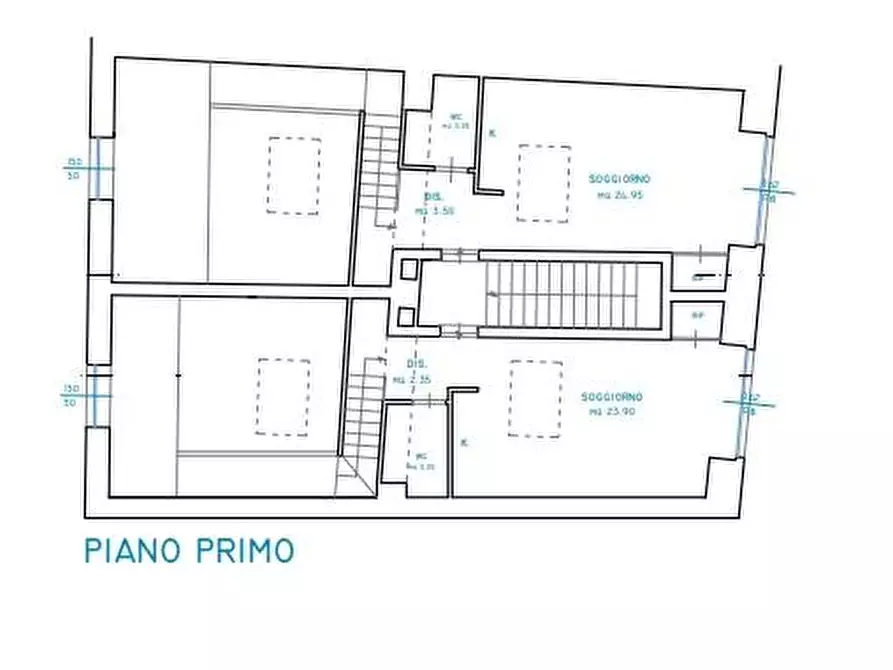 Immagine 2 di Palazzo in vendita  a Pisa