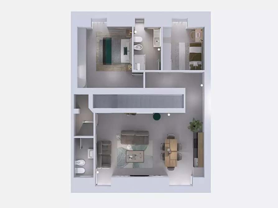 Immagine 14 di Mansarda in vendita  a Capannori