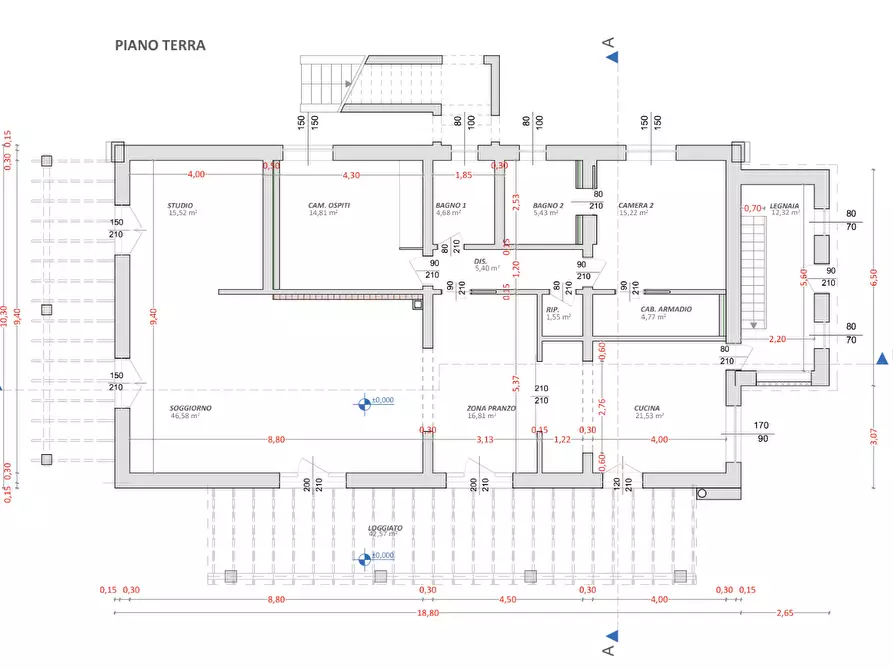 Immagine 23 di Casa colonica in vendita  a Casciana Terme Lari