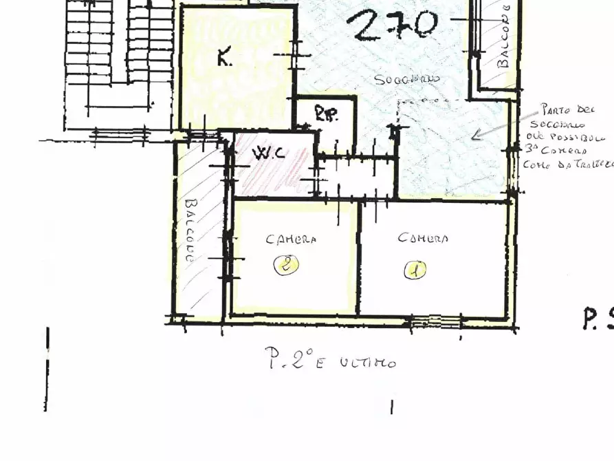 Immagine 13 di Appartamento in vendita  a San Giuliano Terme