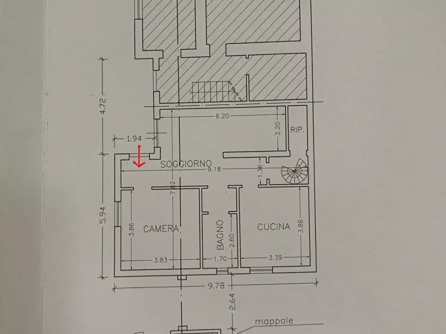 Immagine 26 di Casa bifamiliare in vendita  a Castelnuovo Magra