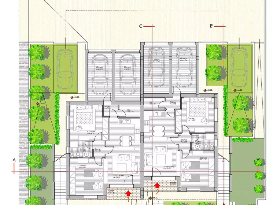 Immagine 4 di Terreno residenziale in vendita  a Pontedera
