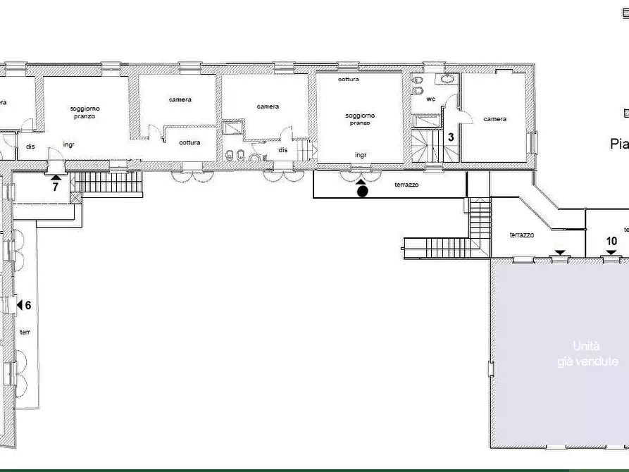 Immagine 4 di Appartamento in vendita  a Sarzana