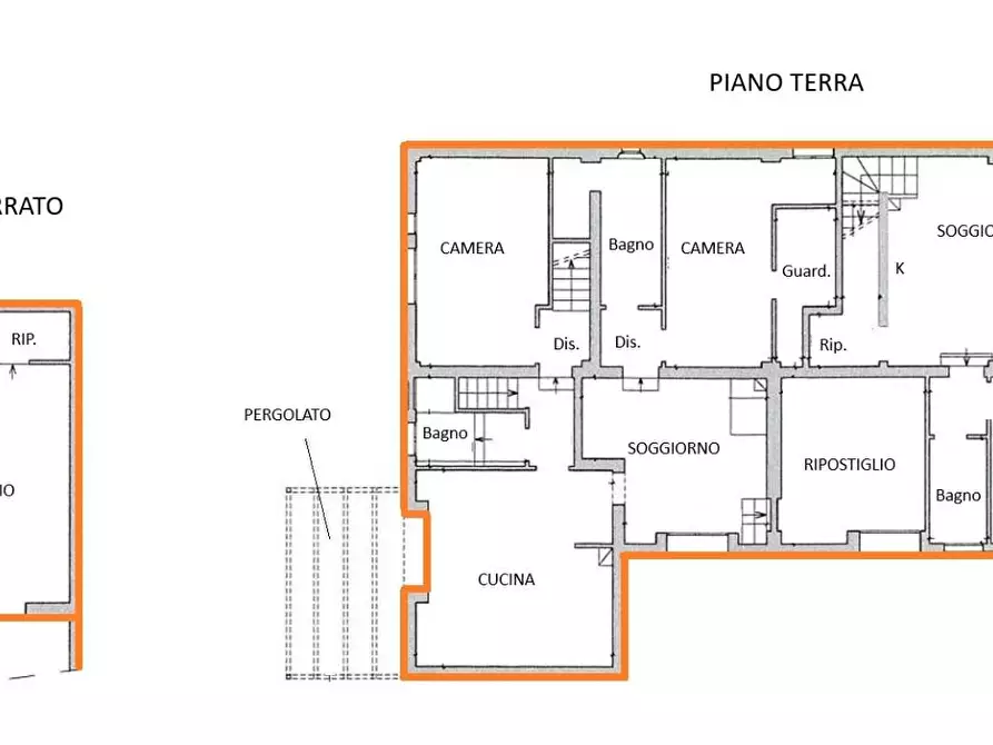 Immagine 32 di Casa colonica in vendita  a Gambassi Terme