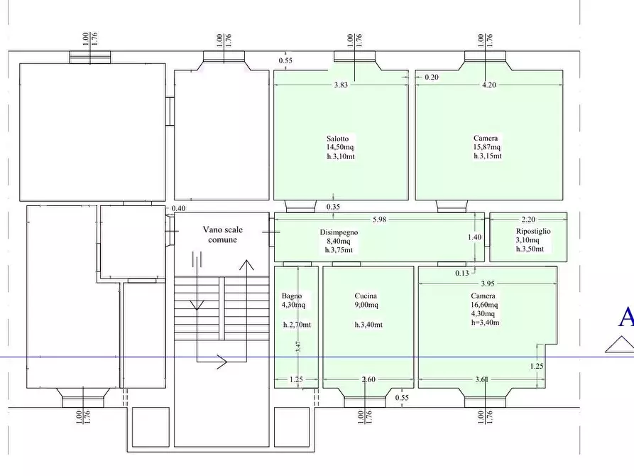 Immagine 28 di Appartamento in vendita  a Carrara