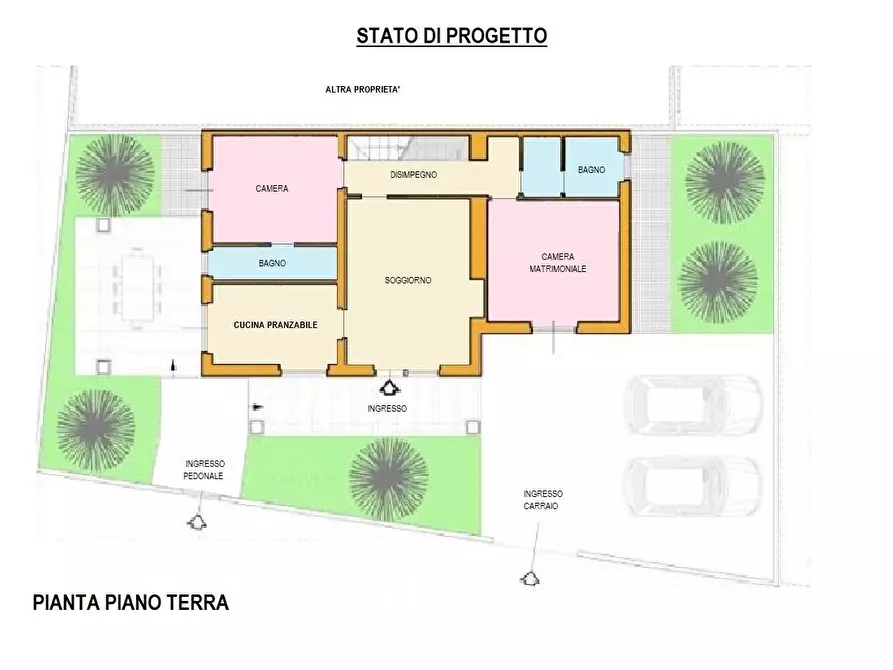 Immagine 1 di Casa semindipendente in vendita  a Carrara
