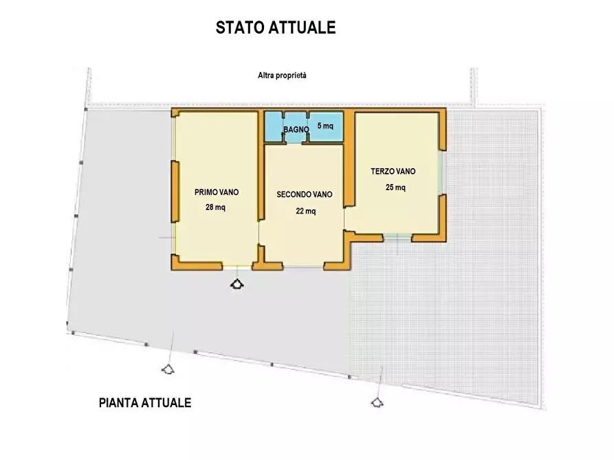 Immagine 4 di Casa semindipendente in vendita  a Carrara