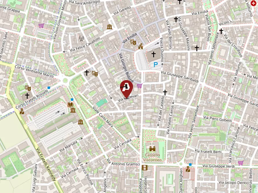 Immagine 15 di Mansarda in vendita  a Voghera