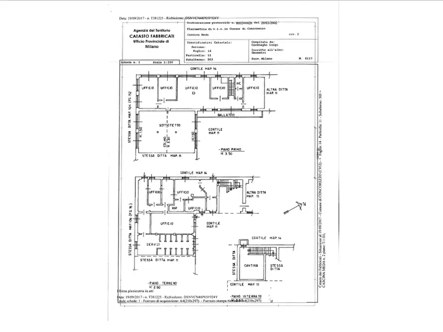 Immagine 2 di Ufficio in vendita  a Concorezzo