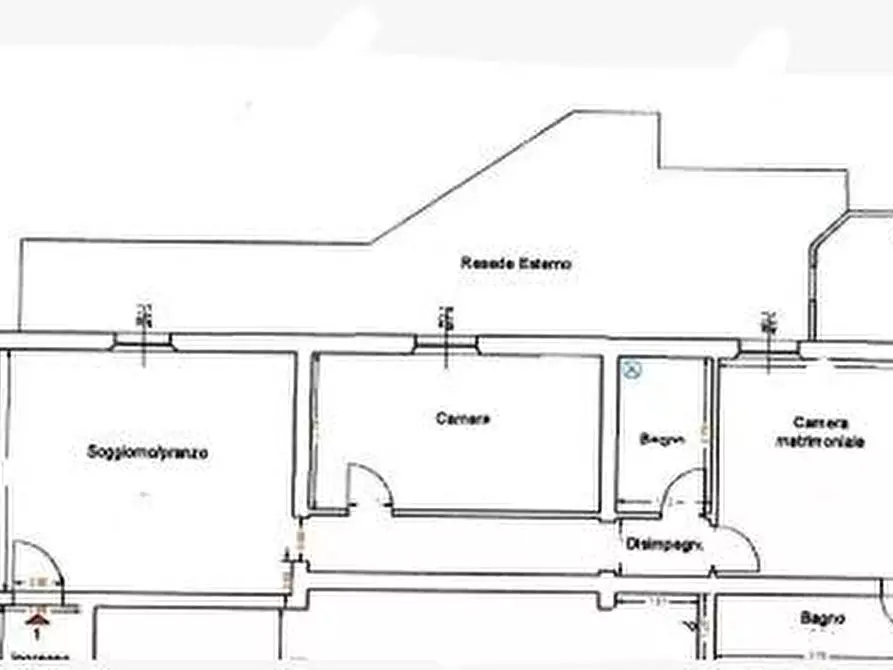 Immagine 17 di Appartamento in vendita  a Siena