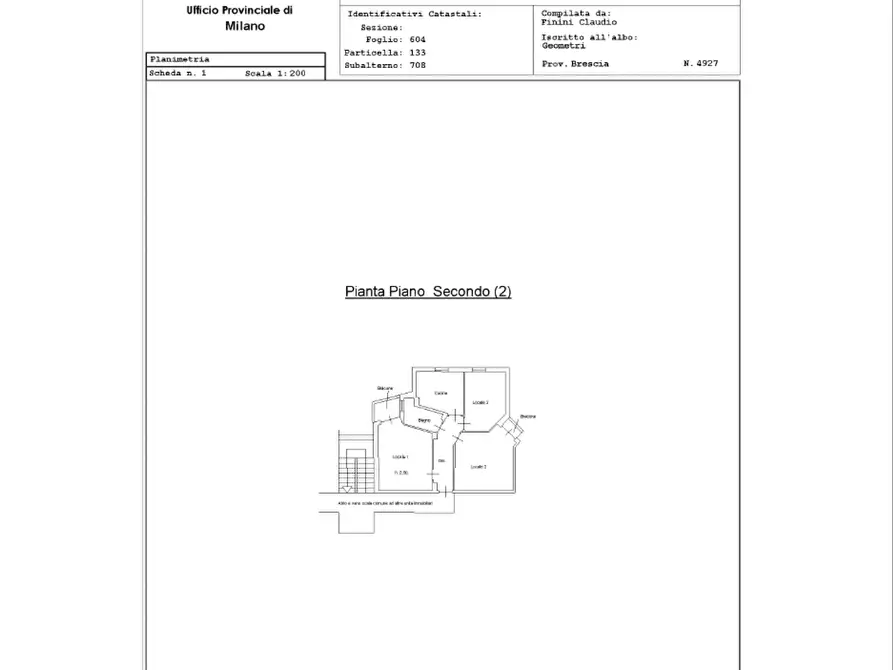 Immagine 2 di Appartamento in vendita  a Milano