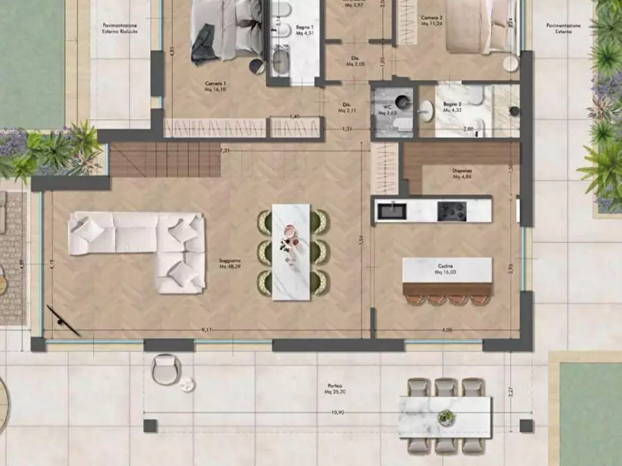 Immagine 12 di Casa indipendente in vendita  a Forte Dei Marmi