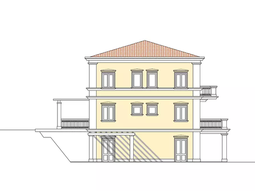 Immagine 4 di Villa in vendita  a Castelnuovo Magra