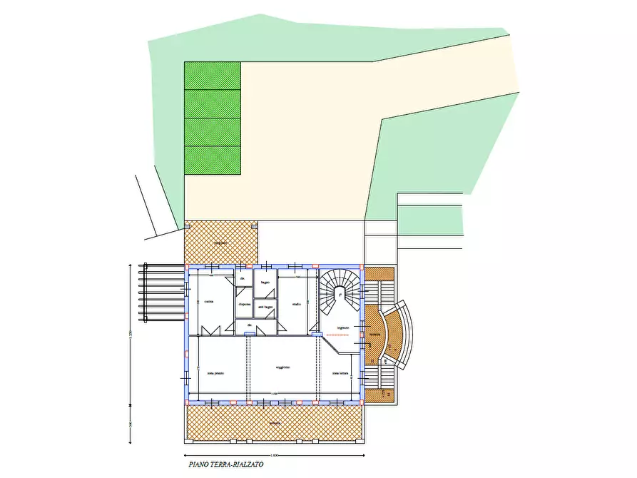 Immagine 5 di Villa in vendita  a Castelnuovo Magra