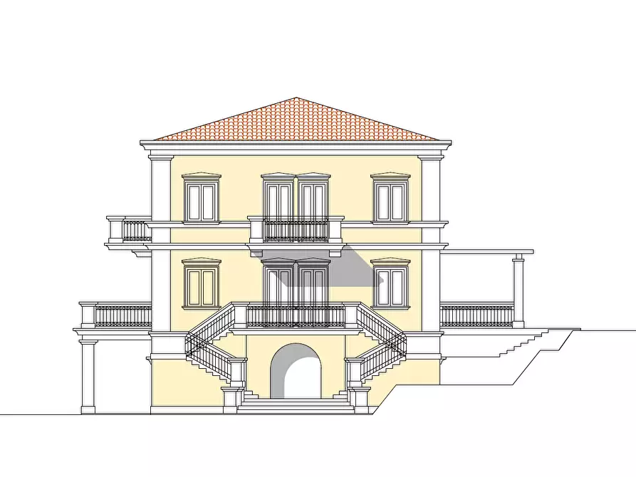 Immagine 3 di Villa in vendita  a Castelnuovo Magra