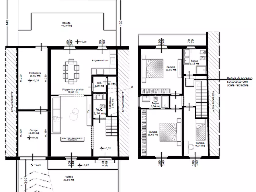 Immagine 2 di Villetta a schiera in vendita  a Empoli