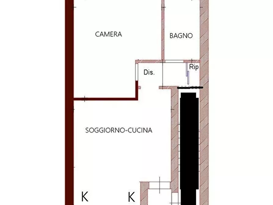 Immagine 3 di Appartamento in vendita  a Pisa