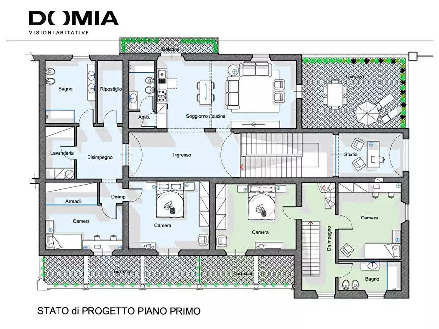 Immagine 2 di Appartamento in vendita  a Cascina