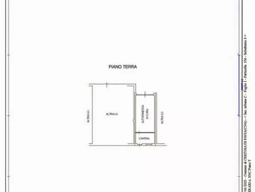 Immagine 16 di Villetta a schiera in vendita  a Certosa Di Pavia