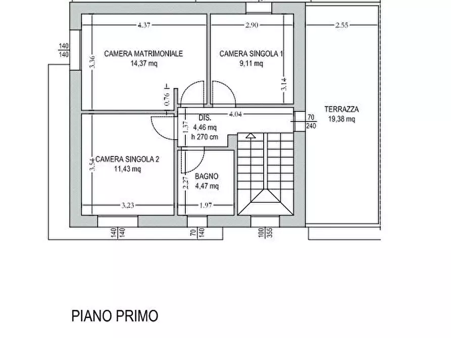 Immagine 2 di Casa bifamiliare in vendita  a Pisa